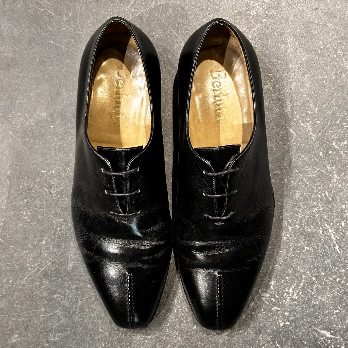Berluti (ベルルッティ)サイズ9 Berluti ベルルッティ センターシーム レザーオックスフォードシューズ
