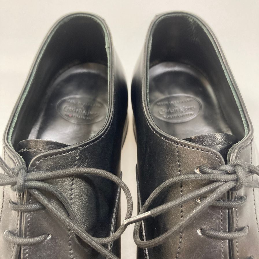 【CROCKETT&JONES】クロケット&ジョーンズ 29447 ビジネスシューズ カーフレザー ブラック（黒） サイズ 6.5E 377ラスト