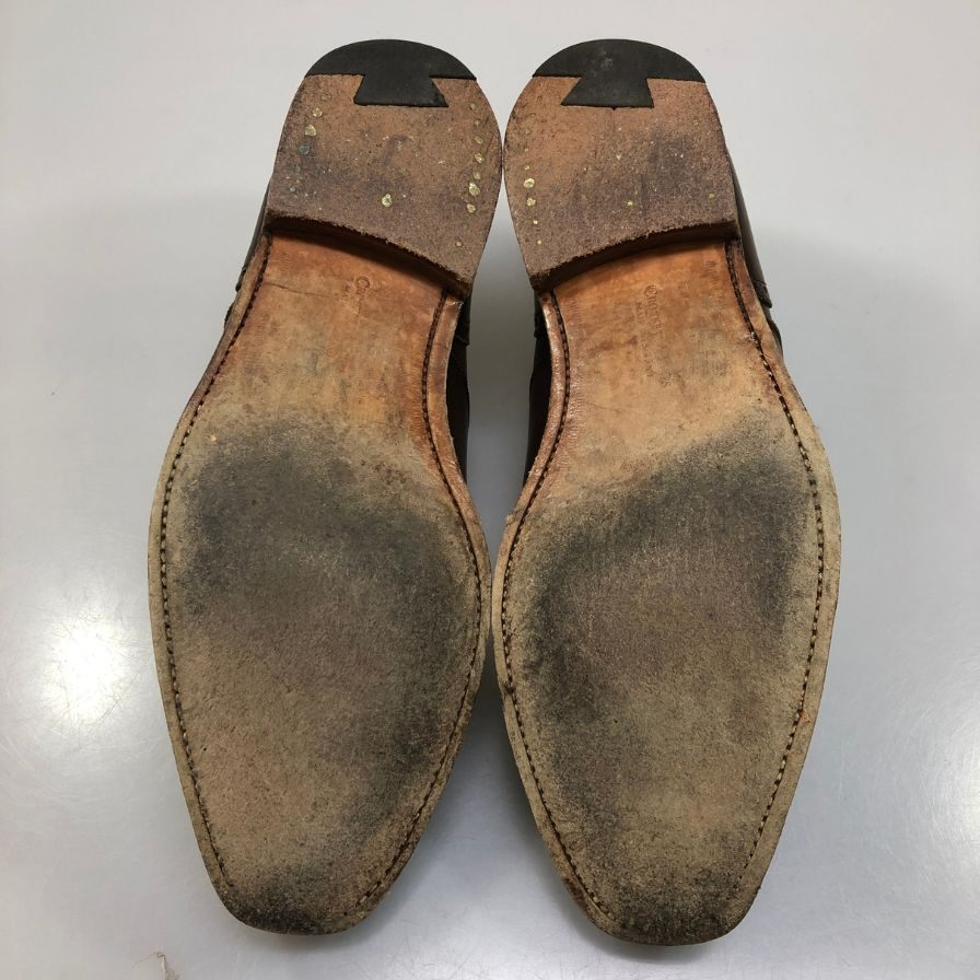【Crockett & Jones】クロケット&ジョーンズ Fairford パンチドキャップトゥ ブラウン サイズUK6.5E
