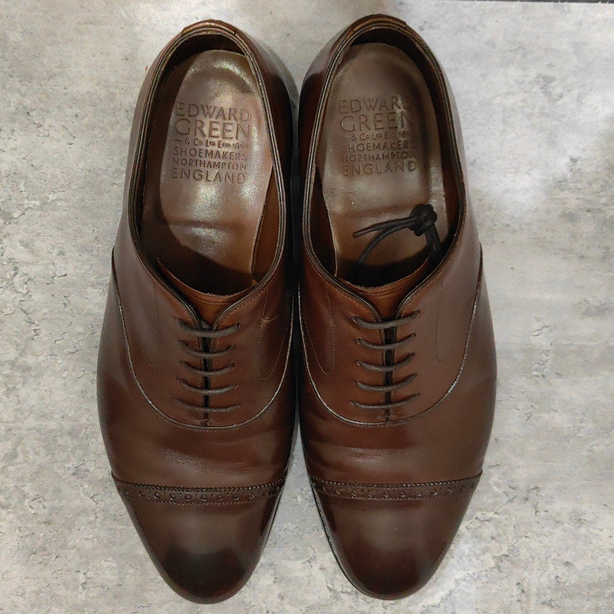 EDWARD GREEN バークレイ ブラウンスエード UK8.5E EDWARD GREEN】エドワードグリーン バークレー B品（ファクトリー