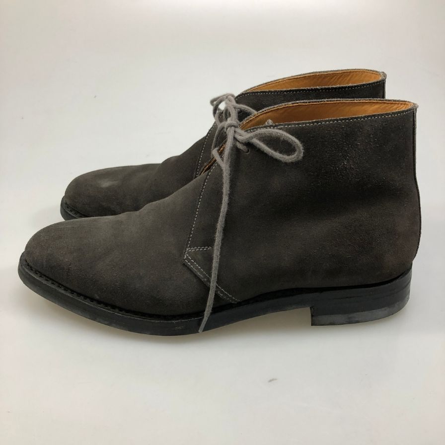 【Crockett & Jones】クロケット＆ジョーンズ  スエードシューズ スエード グレー（灰色） サイズ 6 ラスト