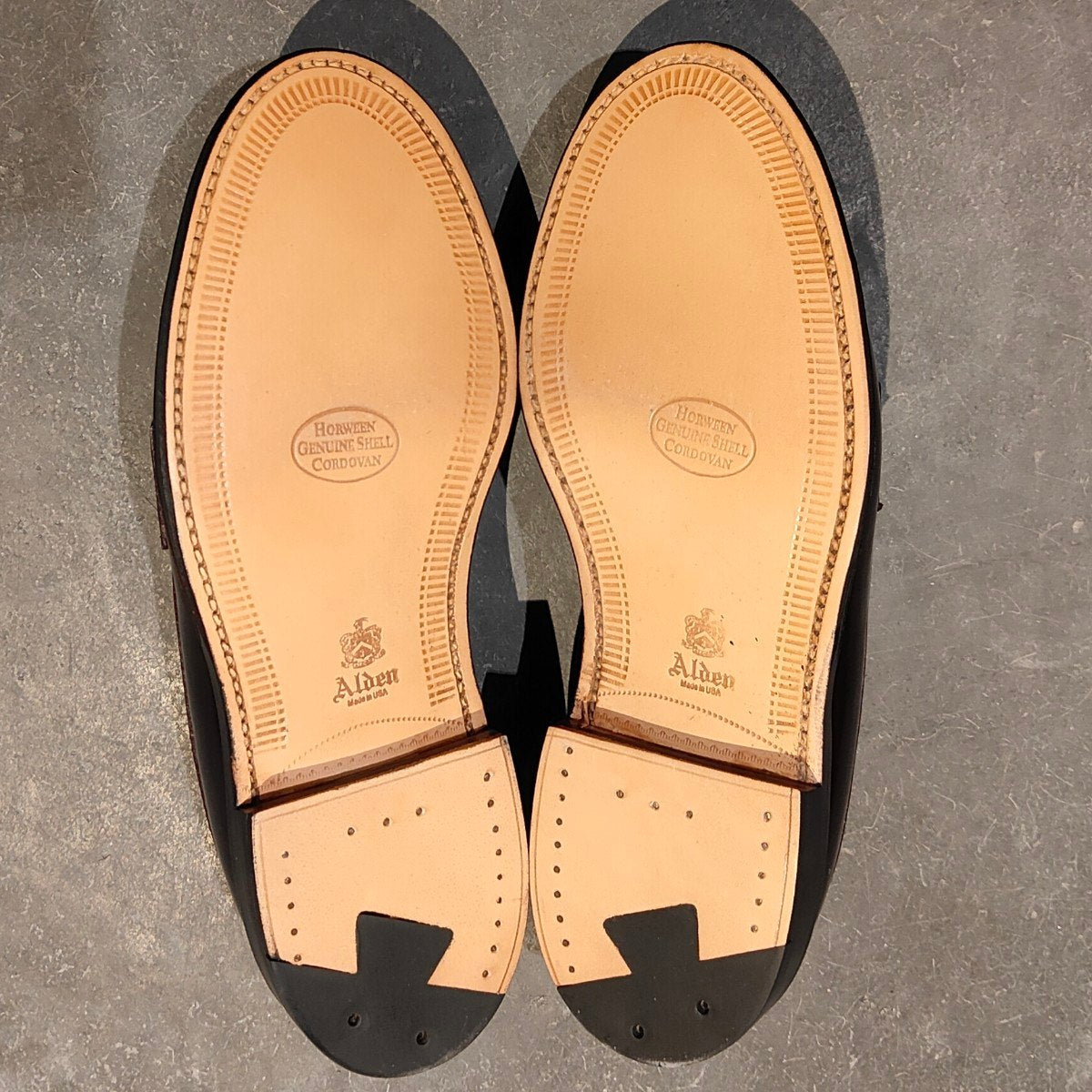 新品未使用【ALDEN】オールデン 986 ペニーローファー コードバン ダークバーガンディ サイズ US6E バンラスト