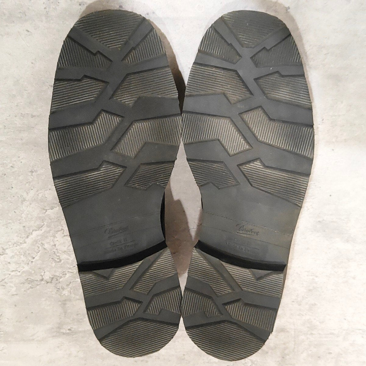 極美品【Paraboot】パラブーツ キャッスル プレーントゥ カーフ ブラック サイズUK9
