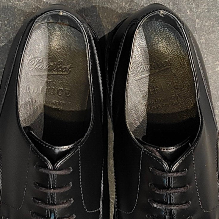 希少 極美品【Paraboot】パラブーツ エディフィス別注 シャンボード Uチップ カーフ ブラック サイズ UK6.5 参考定価￥96,800-
