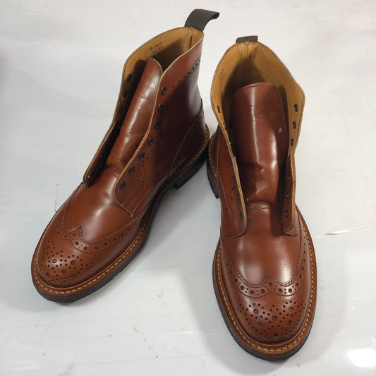 【オンライン限定】【Tricker's】トリッカーズ M2508 ウィングチップ カントリーブーツ メンズ サイズ 8 ブラウン