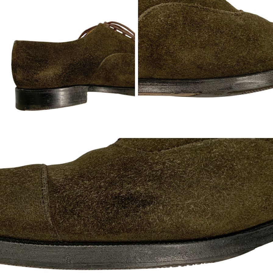 Church's】チャーチ 173 ビジネスシューズ スエード カーキ サイズ 60F
