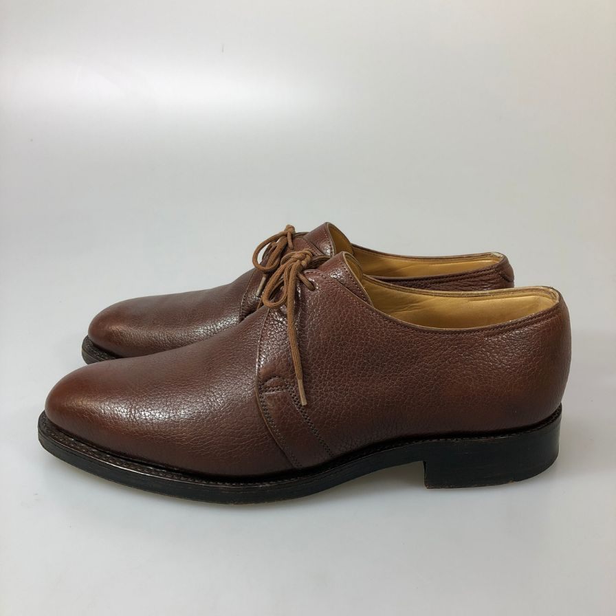 【JOHN LOBB】ジョンロブ YANTAGE プレーントゥ Vフロント 2アイレット グレインレザー ダークバーガンディ 1997イヤーモデル サイズUK6.5EE