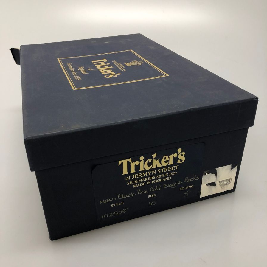 【Tricker's】トリッカーズ M2508 ブーツ  ブラック（黒） サイズ UK10 ラスト