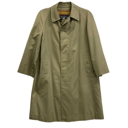 【Burberry】バーバリー バルカラーコート 旧タグ ライナー付き カーキ メンズ サイズ160