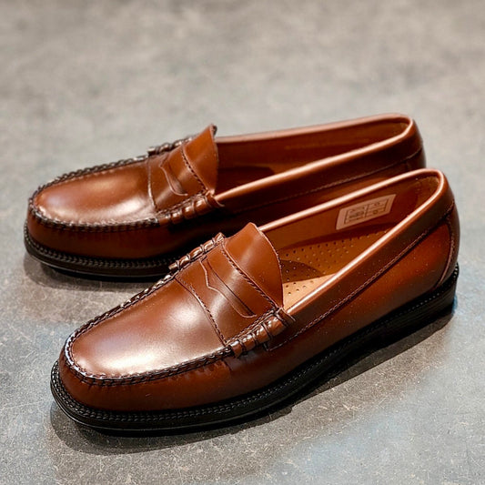 新品未使用 【G.H.Bass&Co. 】 ジーエイチバス 11711D ラーソン ローファー ハイシャインレザー ブラウン サイズ US7 定価￥31,900-