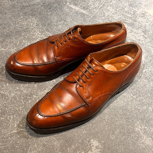 【BARNEYS NEW YORK】バーニーズニューヨーク 17110 エドワードグリーン製 Uチップ カーフ ブラウン サイズUK7 32ラスト