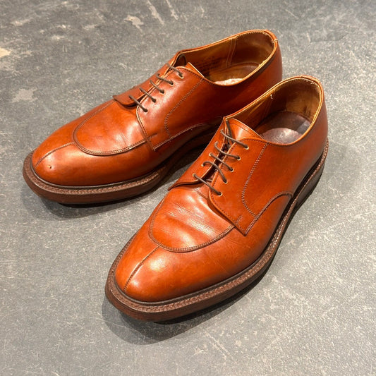 【church's】チャーチ DARTMOOR スプリットトゥ カーフ ブラウン サイズUK65G