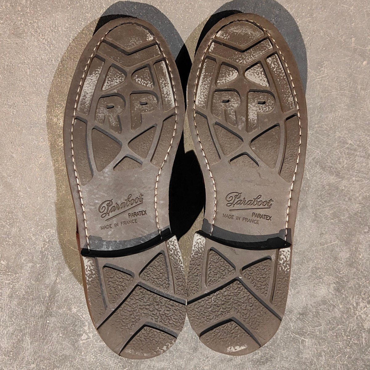 試着程度【Paraboot】パラブーツ シャンボード Uチップ リスレザー マロン サイズ UK6 定価￥96,800-