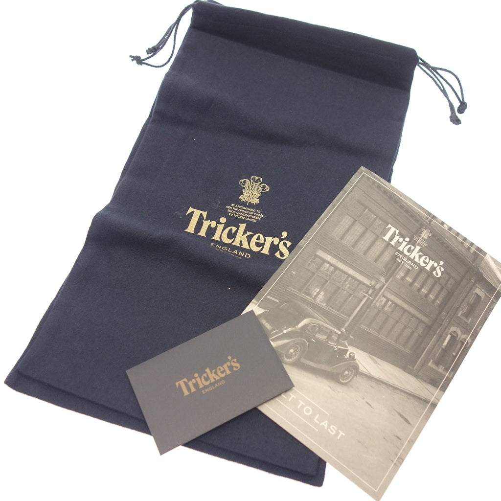 【Tricker’s】トリッカーズ バートン 5633 フルブローグ カーフ ベージュ UK6.5 BOURTON