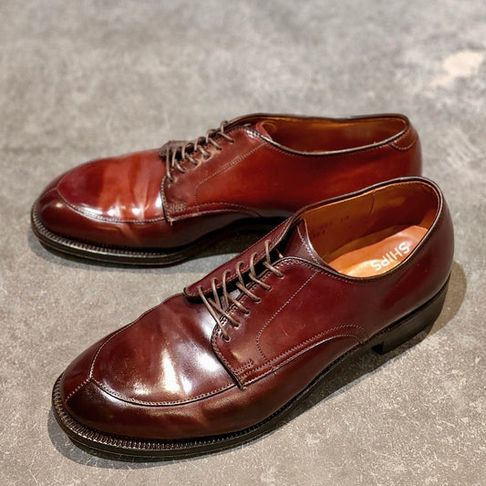 【ALDEN】オールデン 54321 Vチップ コードバン ダークバーガンディ US8D モディファイドラスト 参考定価￥217,800-