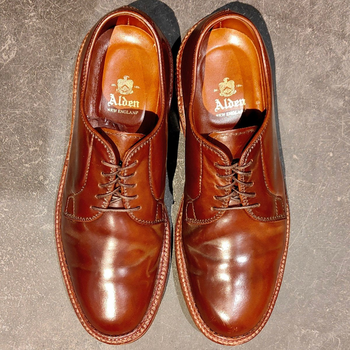 希少 美品【ALDEN】オールデン 99020 プレーントゥ コードバン ラベロ サイズ US7D バリーラスト