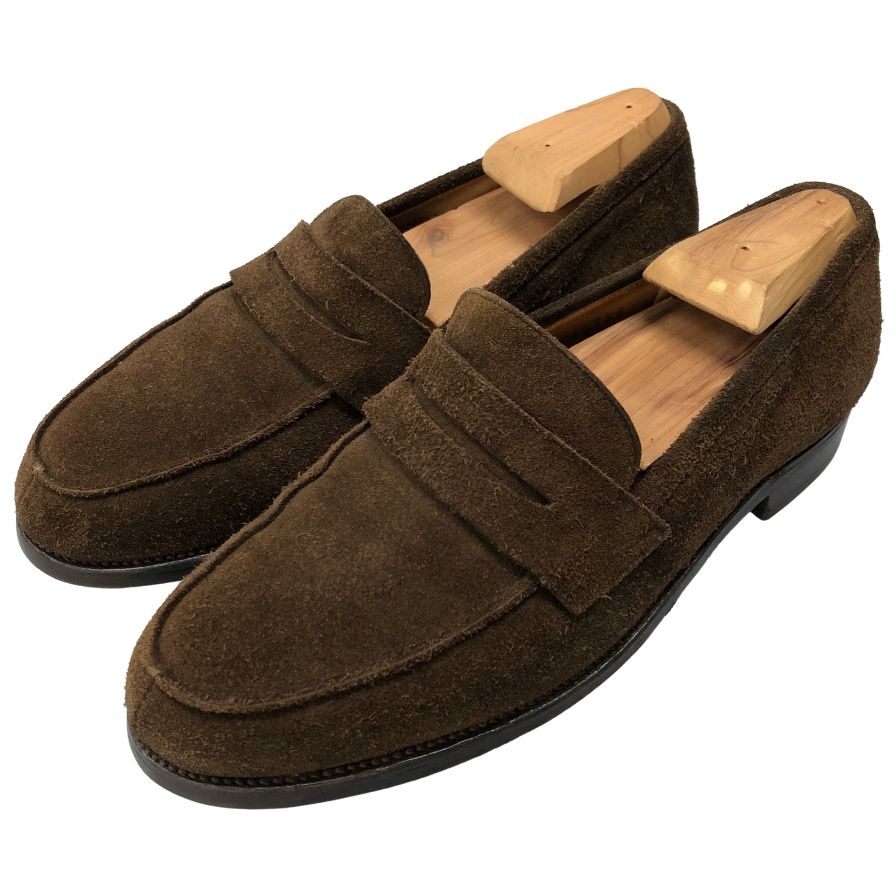 【JOHN LOBB】ジョンロブ 315 ローファー スウェード ブラウン（茶系） サイズ 7E ラスト