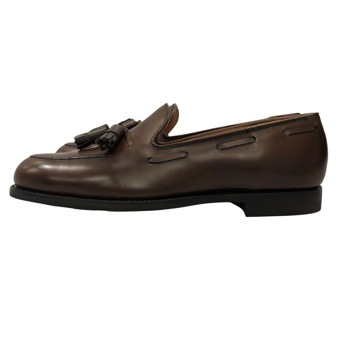 【CROCKETT&JONES】クロケット&ジョーンズ  ローファー カーフ ブラウン（茶系） サイズ 5E ラスト