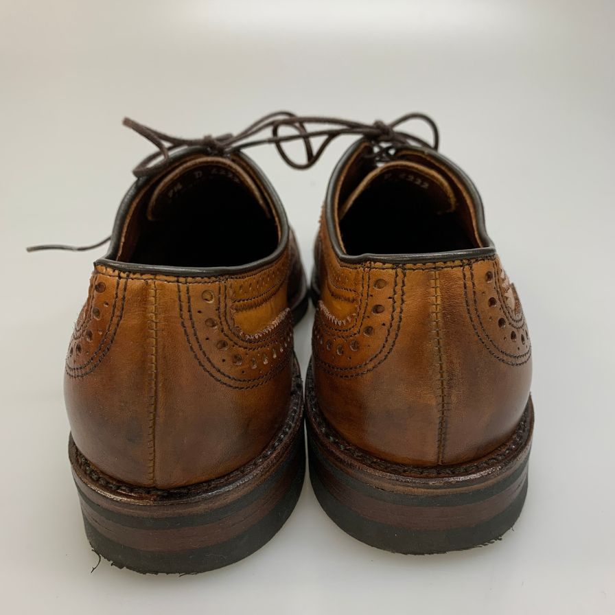 【Allen Edmonds】アレンエドモンズ レザーシューズ マカリスター ウイングチップ カーフ ブラウン サイズUS7.5 メンズ McAllister