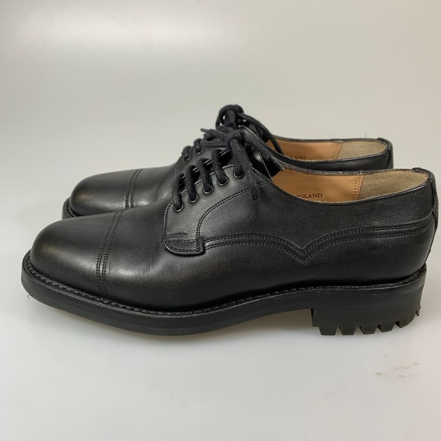【Joseph Cheaney】ジョセフチーニー ケンゴンH クロムエクセル ストレートチップ ブラック サイズUK7.5 メンズ