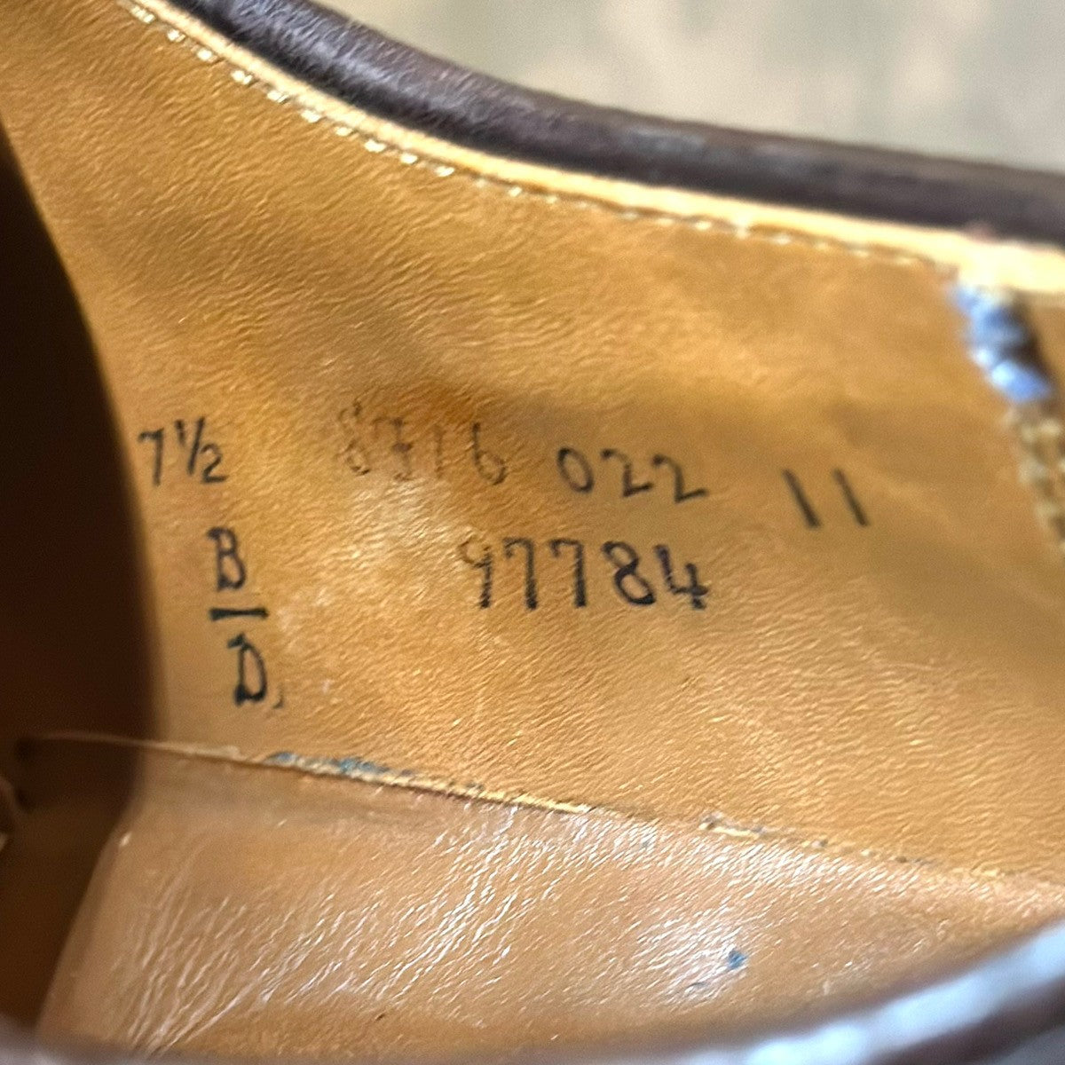 希少【ALDEN】オールデン 97784 ユナイテッドアロウズ別注 ウイングチップ グレインレザー ブラウン サイズUS7.5D バリーラスト