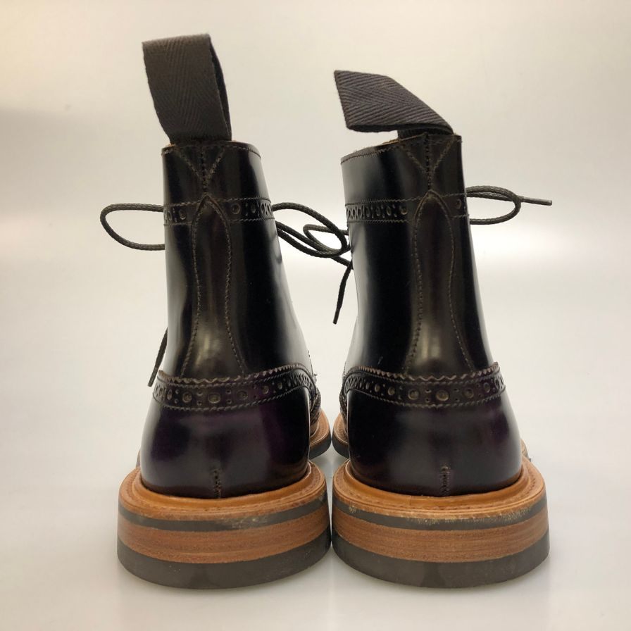 【オンライン限定】【Tricker’ｓ】トリッカーズ ストウ ウィングチップ メンズ サイズ 7ハーフ パープル