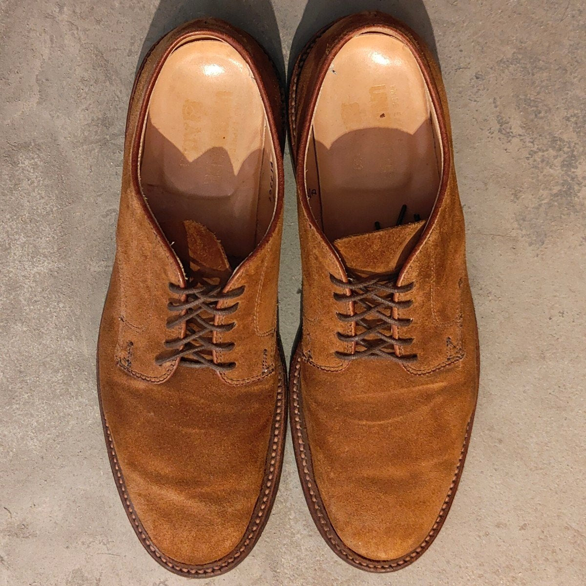 Alden ブラウン スエード プレーントゥ29336F 8Dサイズ