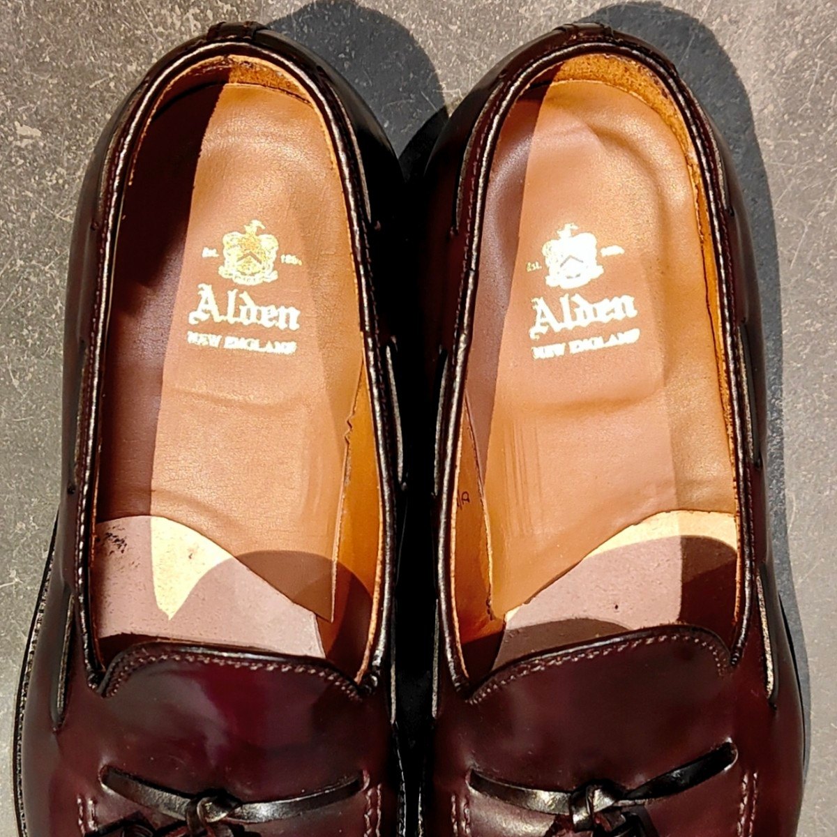 使用数回 【ALDEN】オールデン 563 タッセルローファー コードバン
