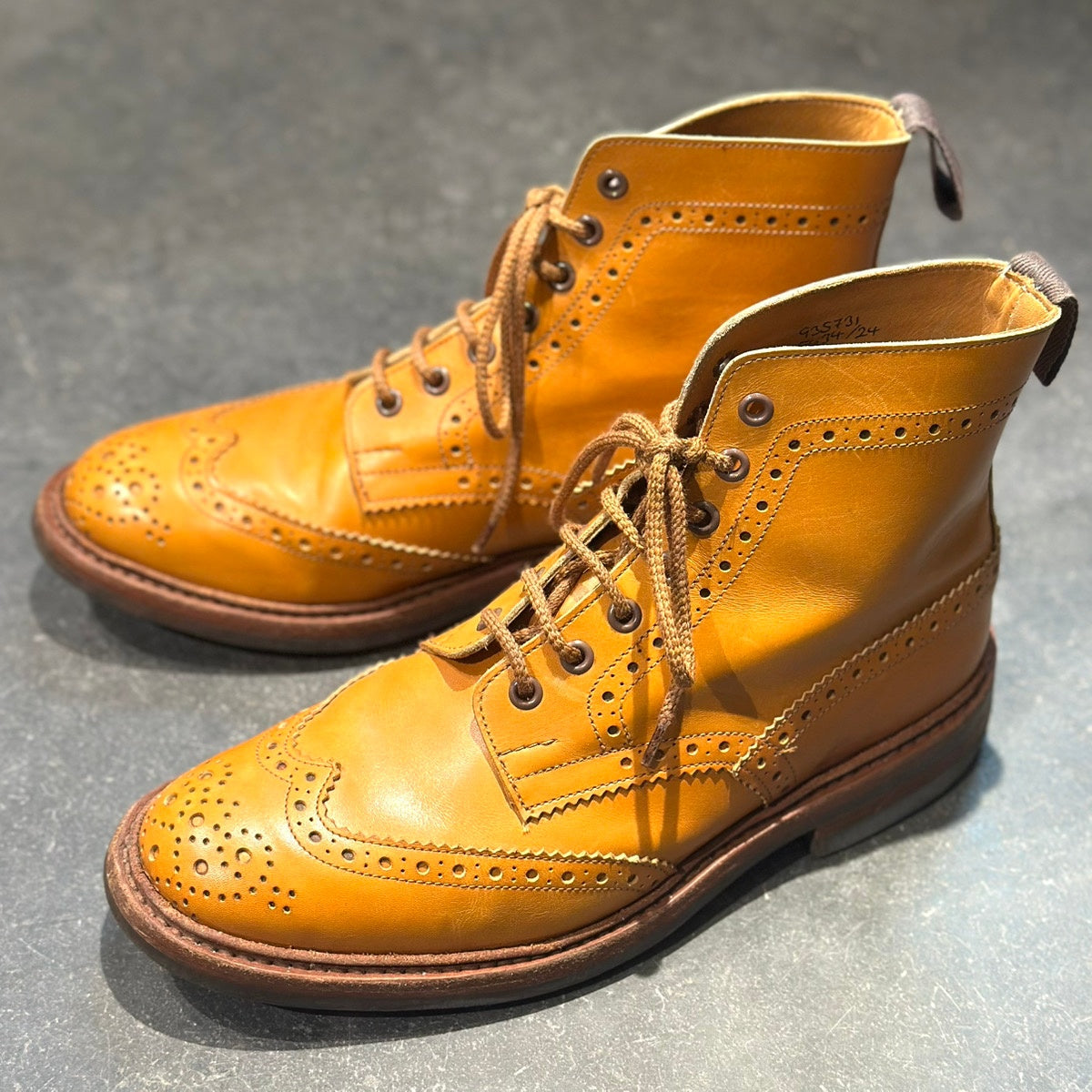 極美品【Tricker’s】トリッカーズ ストウ 5634 エイコンアンティーク サイズ UK7.5 4497Sラスト