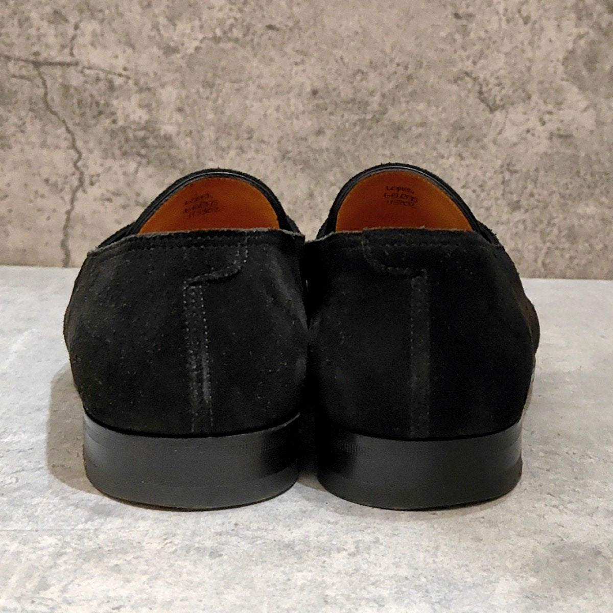 極美品【JOHN LOBB】ジョンロブ ロペス ローファー スエード ブラック サイズ UK6E 4395ラスト 参考定価￥283,800-