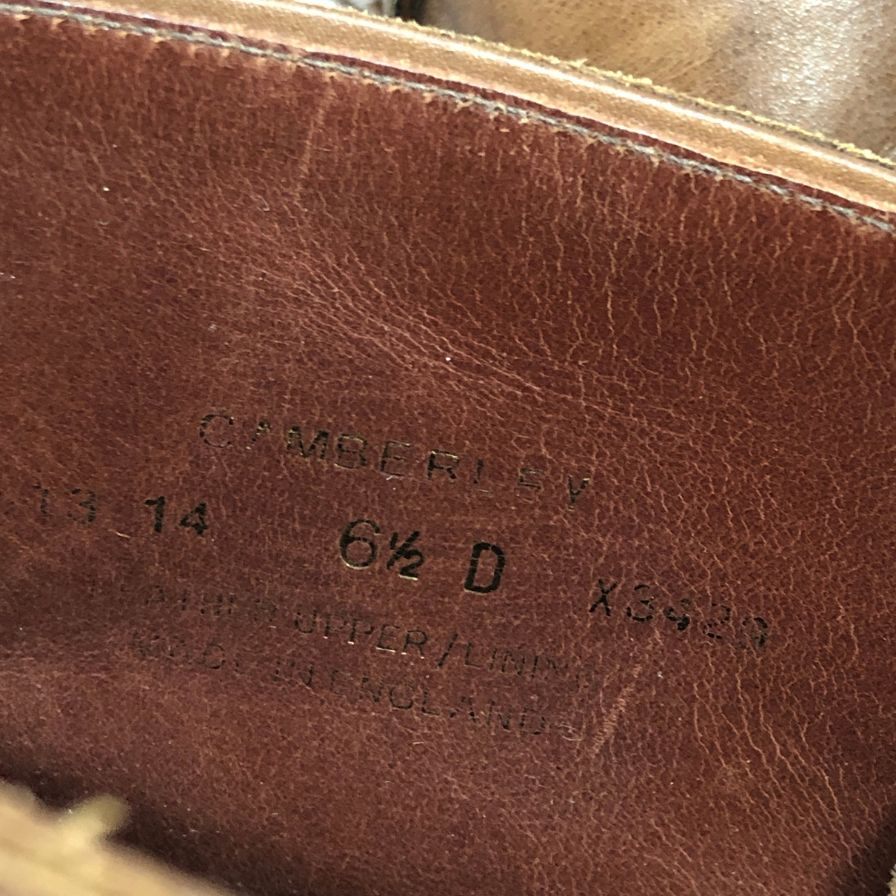 【Crockett & Jones】クロケット＆ジョーンズ  ブーツ  ブラウン（茶系） サイズ 6.5 ラスト