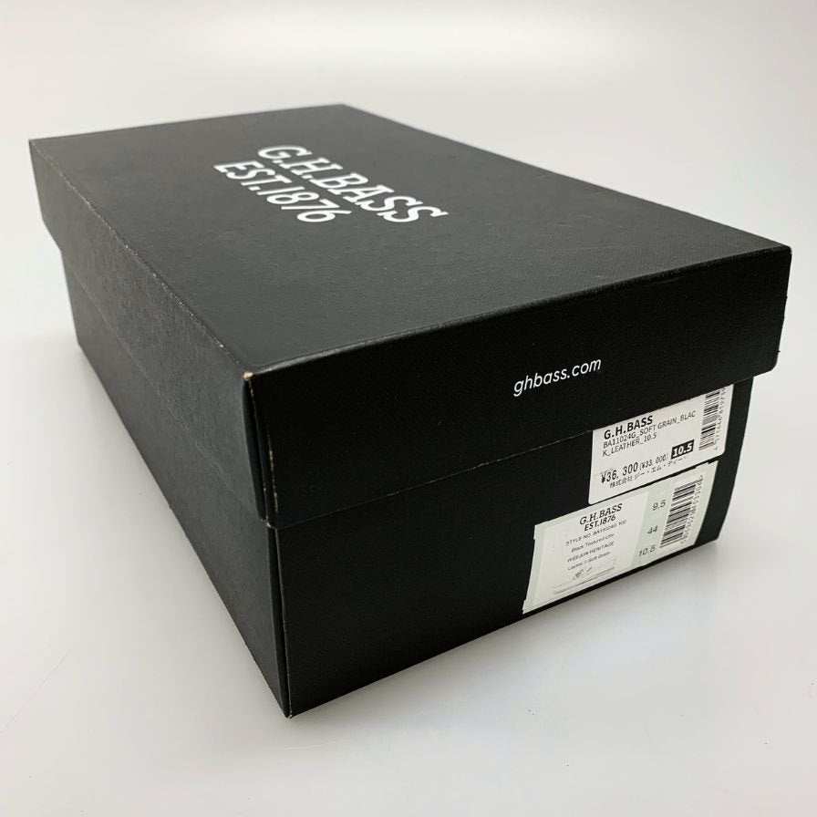 【G.H.Bass&Co.】ジーエイチバス  ローファー シボレザー ブラック（黒） サイズ 10.5 ラスト