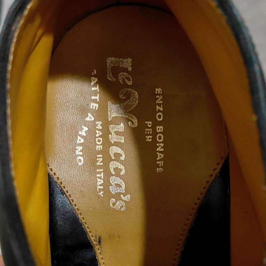 【Le Yucca's】レユッカス ホールカットブーツ カーフ ブラック サイズ41