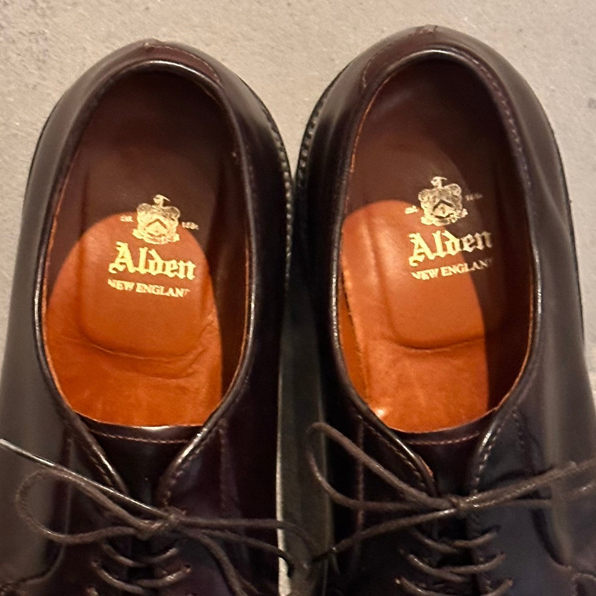 【ALDEN】オールデン 990 プレーントゥ コードバン ダークバーガンディ サイズ US10D バリーラスト