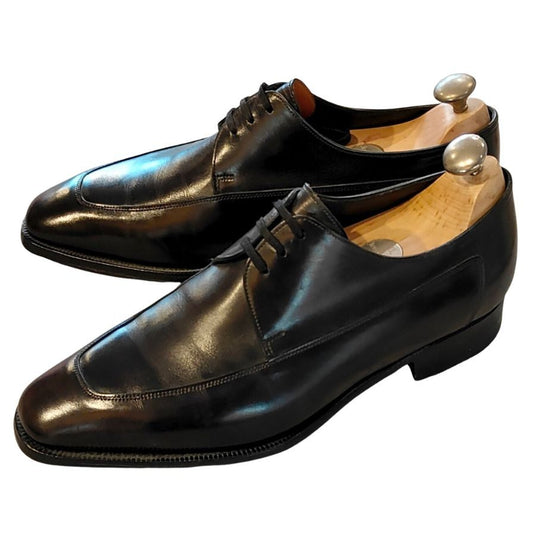 【JOHN LOBB】ジョンロブ レザーシューズ ウェルハム Uチップ カーフ 8000ラスト ブラック メンズ サイズUK6.5EE WELHAM