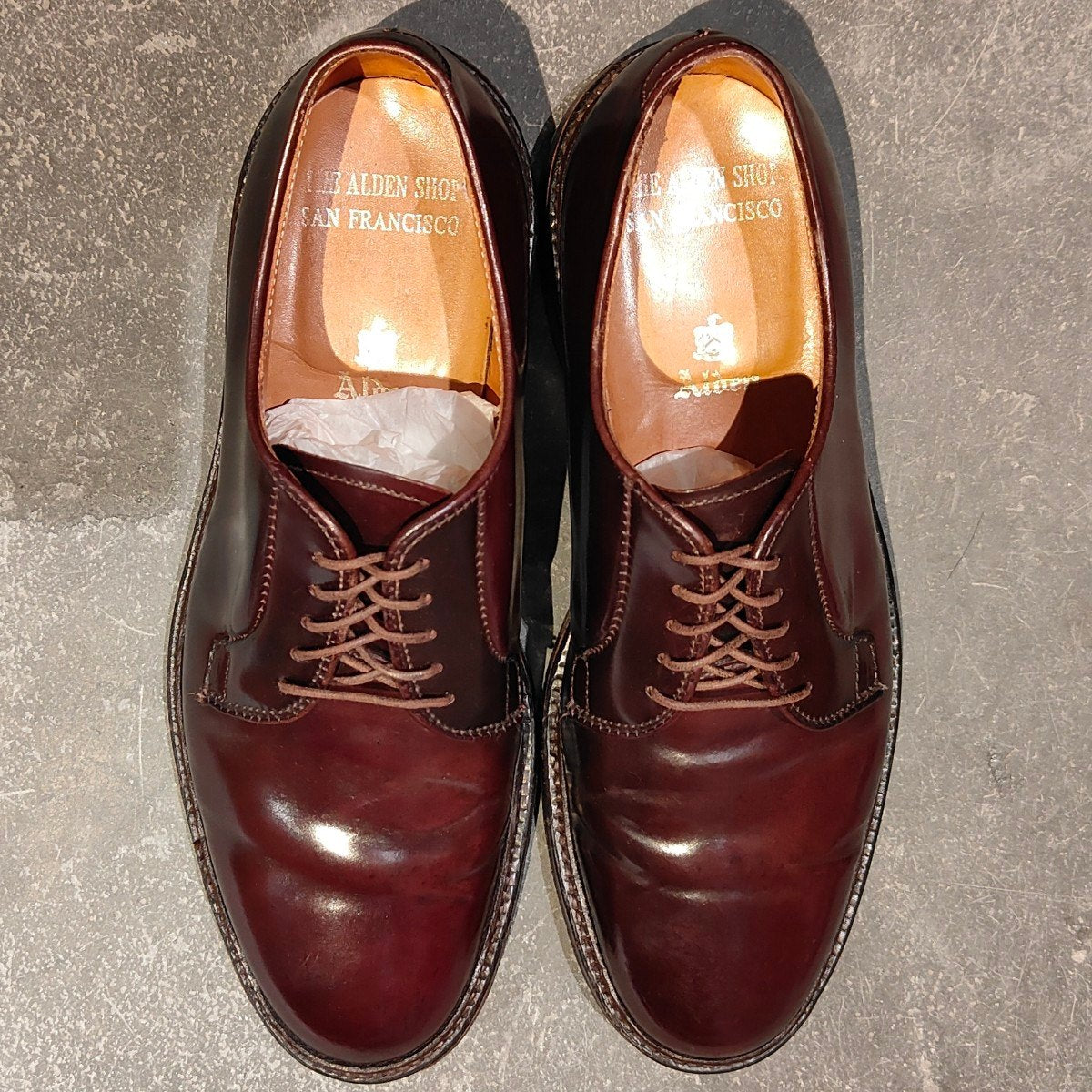 美品 【ALDEN】オールデン オールデンショップ別注 990 プレーントゥ
