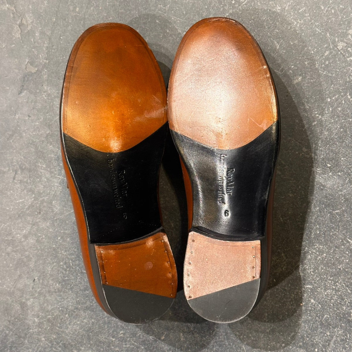 未使用品【RAYMAR】レイマー アトラス コインローファー カーフ ブラウン サイズUS6