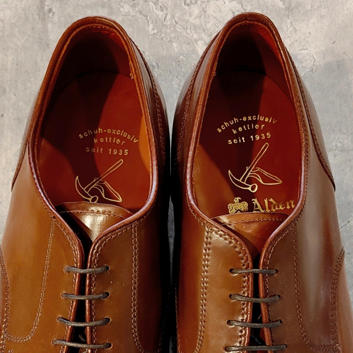 希少 未使用【ALDEN】オールデン ケトラー別注 22141 NST Uチップ コードバン ラベロ サイズUS10.5EE アバディーンラスト