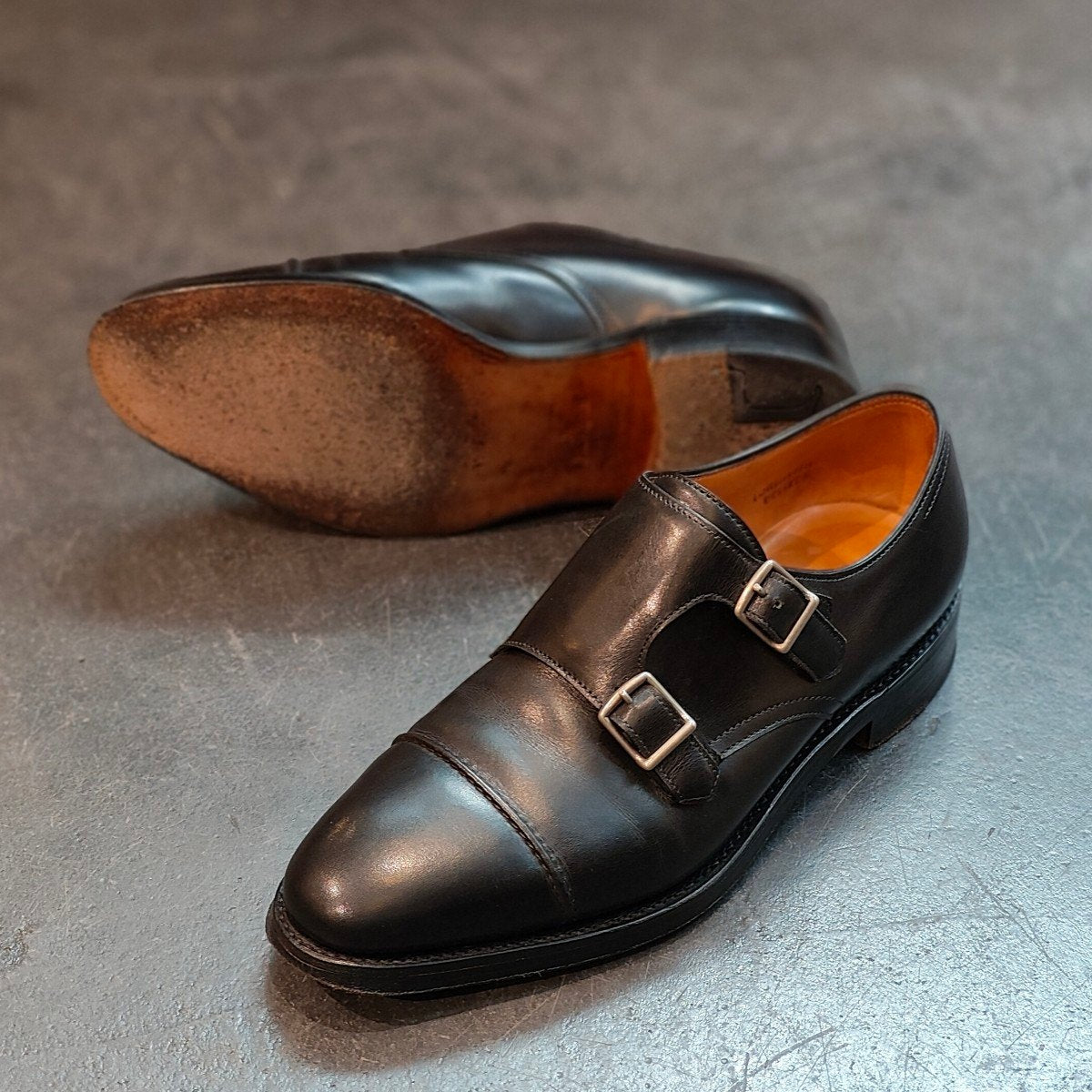 使用数回 【JOHNLOBB】ジョンロブ ウィリアム2 ダブルモンク カーフ ブラック サイズ UK6E 9795Rラスト – LASTLAB