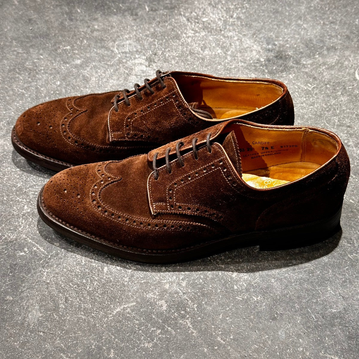 CROCKETT&JONES】クロケット＆ジョーンズ カーディフ ウイングチップ