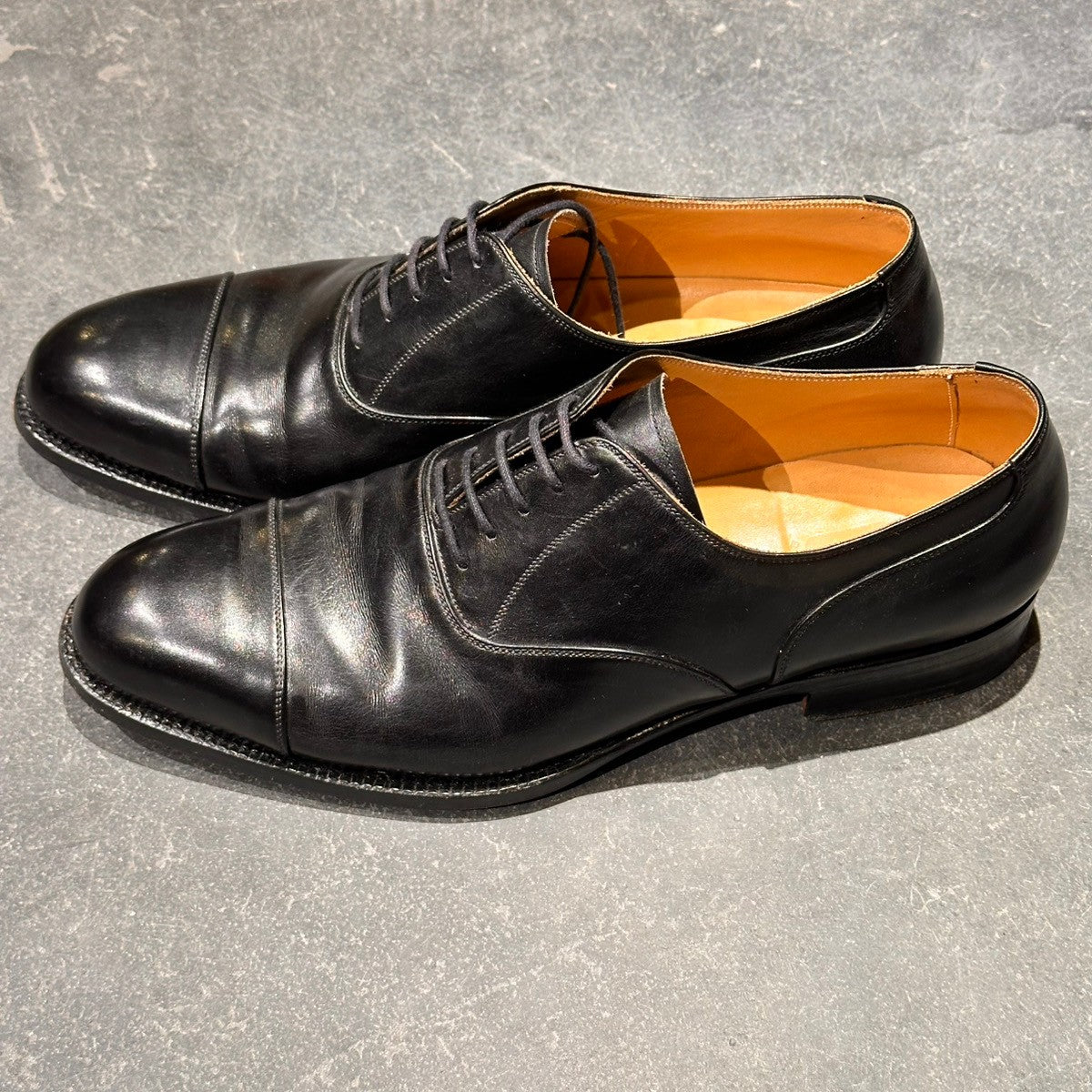 VASS】ヴァーシュ ATTILA ストレートチップ カーフ ブラック サイズ