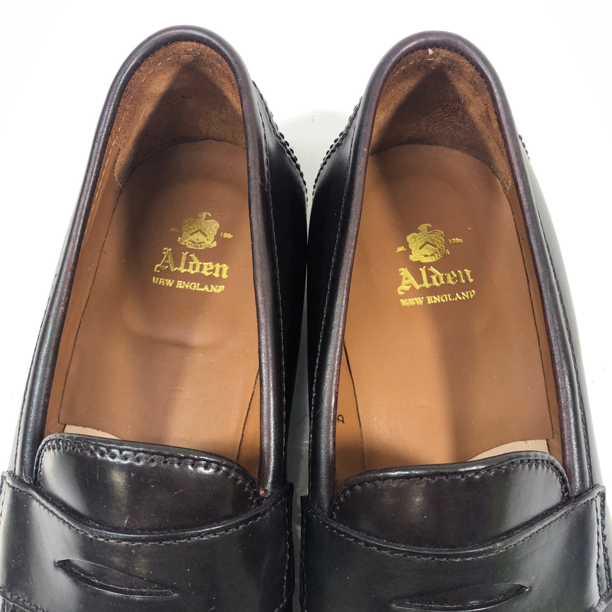 【ALDEN】オールデン コードバン レザー コインロファー 96288 メンズ サイズ10D ダークバーガンディ