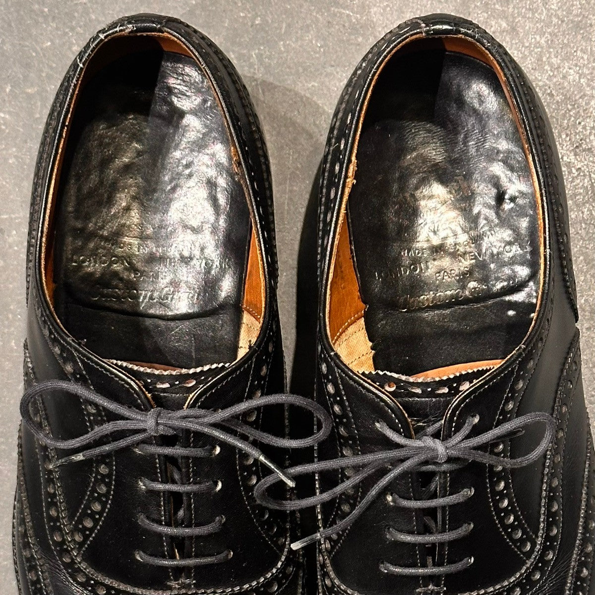 希少【Church's】チャーチ チェットウィンド 3都市 カーフ ブラック サイズUK55F 73ラスト