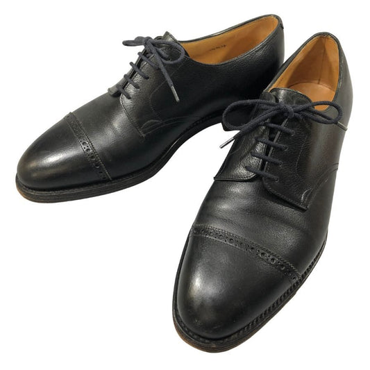 【JOHN LOBB】ジョンロブ ラッセル パンチドキャップトゥ ブラック サイズ8E