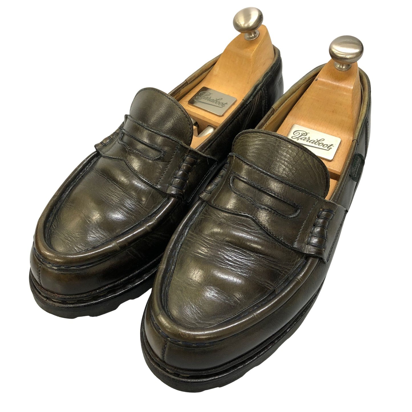 【PARABOOT】パラブーツ  ローファー  ブラウン（茶系） サイズ - ラスト