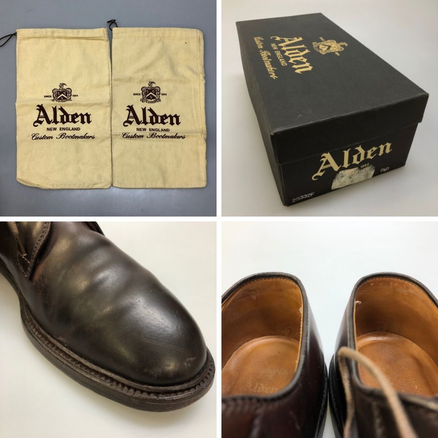 【ALDEN】オールデン 990 ビジネスシューズ コードバン ブラウン（茶系） サイズ US10 ラスト