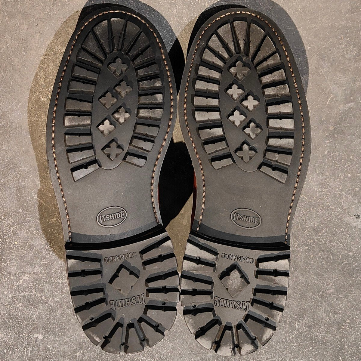 新品未使用【manufacturers standard】 マニュファクチャーズ ホリデーシューズ ホースバットリバース ブラウン サイズUK7.5