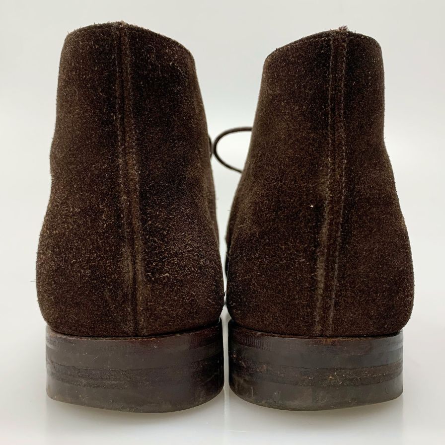 【Crockett & Jones】クロケット&ジョーンズ  ブーツ スエード ブラウン（茶系） サイズ 6.5E ラスト