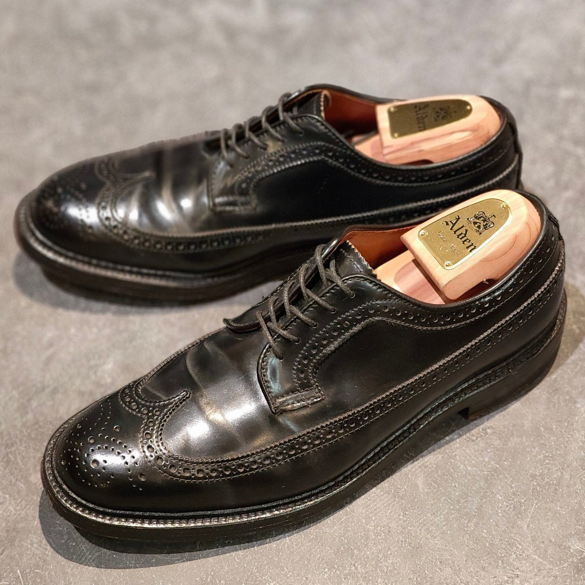 美品【ALDEN】オールデン 9751 LWB コードバン ブラック サイズ US10D バリーラスト 参考定価￥223,300-