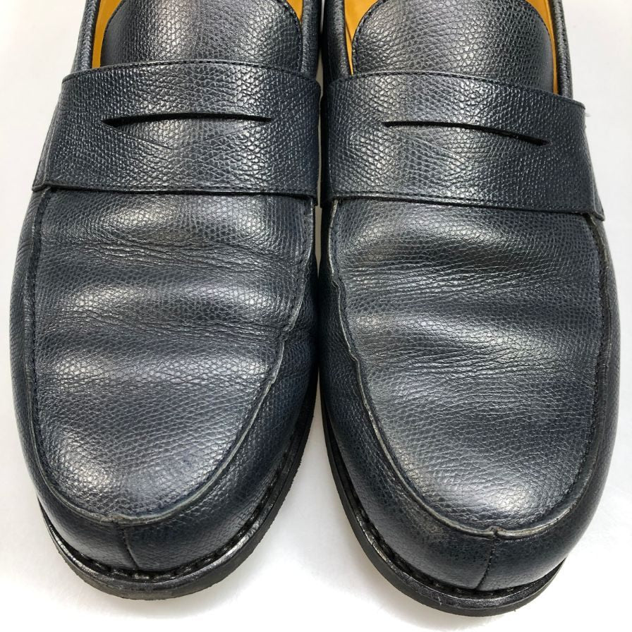【Paraboot】パラブーツ  ローファー カーフ ネイビー（紺） サイズ UK8 ラスト